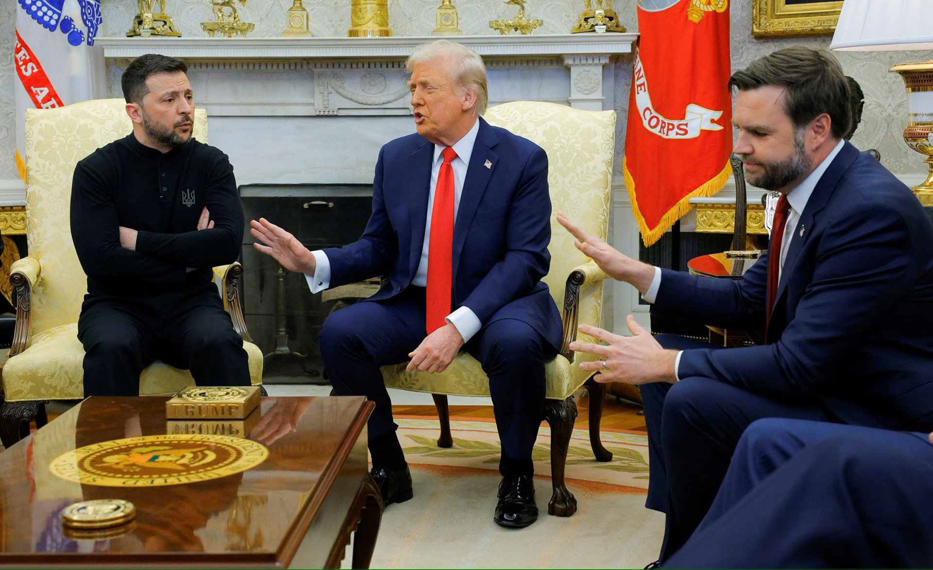 Zelenskyy, Trump, Vance Meeting in the White House